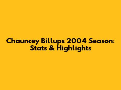 Chauncey Billups' 2004 Season: Stats & Highlights